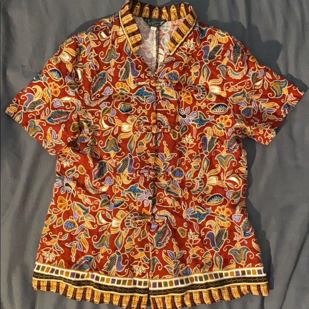 Batik style blouse